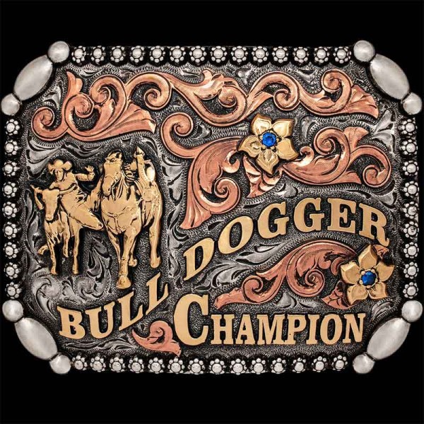 This buckle is more than an accessory; it's a symbol of strength, skill, and the triumph of cowboy grit. In stock and ready to conquer your belt.