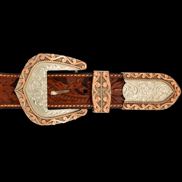 Auburn Custom Three Piece Buckle Set