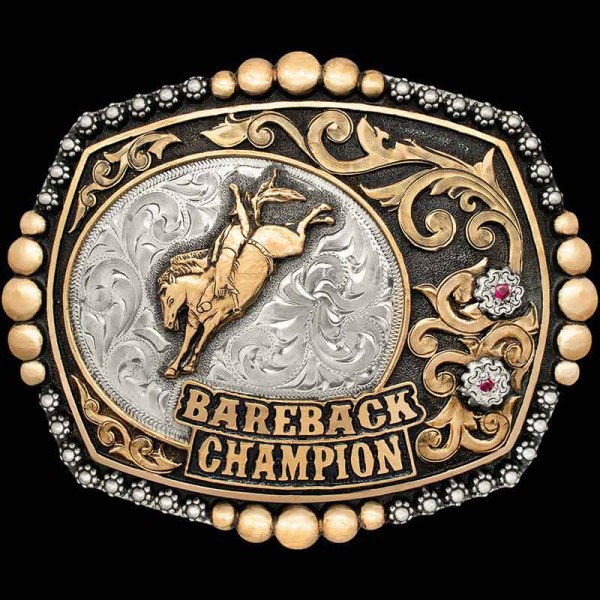 IN STOCK SHOWMAN CHAMPION- Showing trophy buckles on-time for your