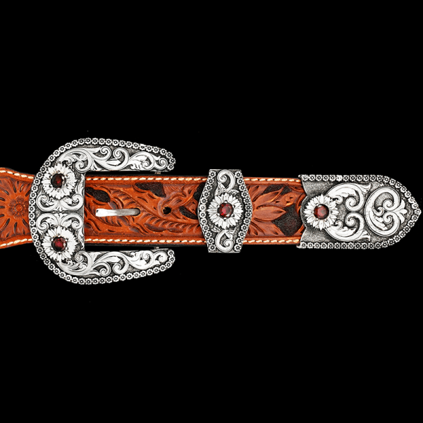 Calgary Custom Three Piece Buckle Set