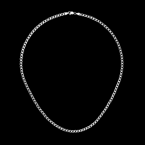 Curb Silver Chain