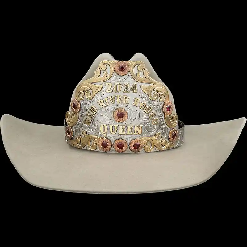 Florence Adams Rodeo Queen Crown - MollysCustomSilver