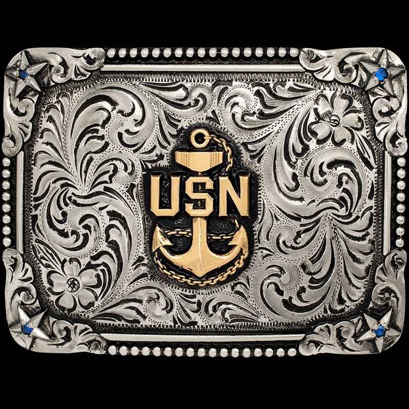 This unique buckle beautifully blends cowboy culture with a touch of spiritual charm. Make a statement of faith and style. Order yours today!