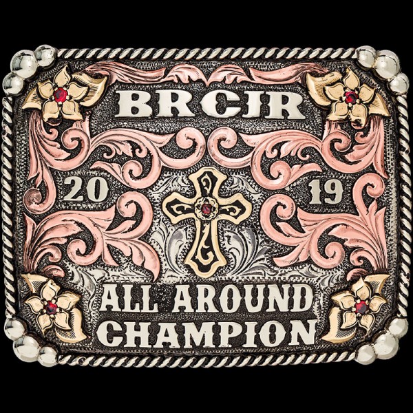 Calico Belt Buckle