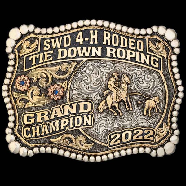 Our Springtown Custom Belt Buckle is a true Classic Rodeo Buckle!  Personalize this authentic western classic for your rodeo event or as the perfect award  or gift!