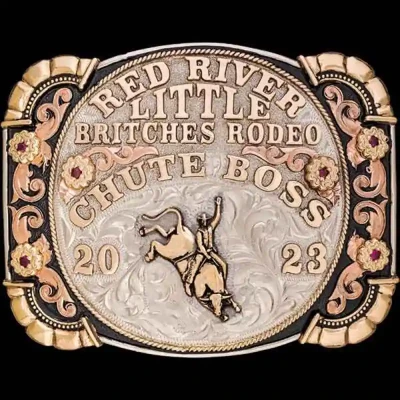 Flower Mound Belt Buckle
