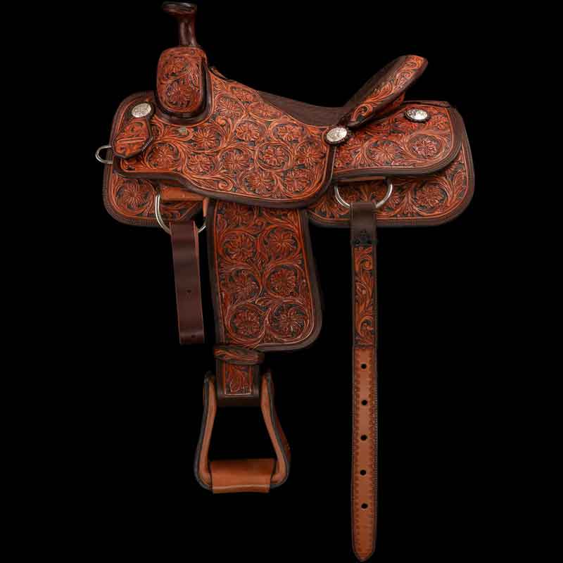 A western saddle