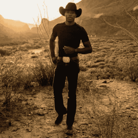 Cowboy with western Belt Buckle - Western Buckle