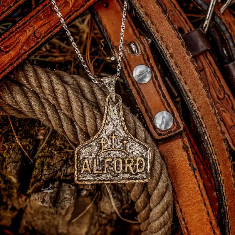 Cow Tag Pendants